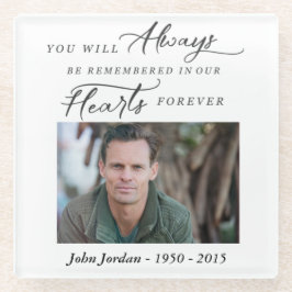 Herdenking Memorial Foto Onderzetter