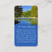 Herdenking Memorial Landscape Begrafenis Kaart Visitekaartje (Voorkant)