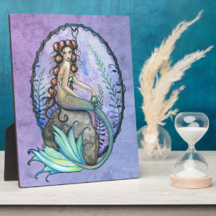 Herdenking Mermaid Photo Plaque Self Standing Fotoplaat