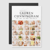 Herdenking Modern Eenvoudig Bladerwerk 25 Fotocoll (Voorkant / Achterkant)