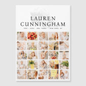 Herdenking Modern Eenvoudig Bladerwerk 25 Fotocoll (Voorkant)