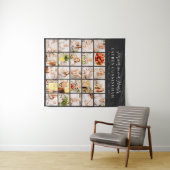 Herdenking Modern Eenvoudig Minimalistisch 25 Foto Wandkleed (In Situ (horizontaal))