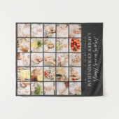 Herdenking Modern Eenvoudig Minimalistisch 25 Foto Wandkleed (Voorkant (horizontaal))