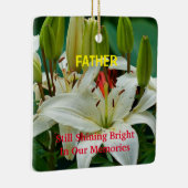 Herdenking nog steeds in onze herinneringen keramisch ornament (Rechts)