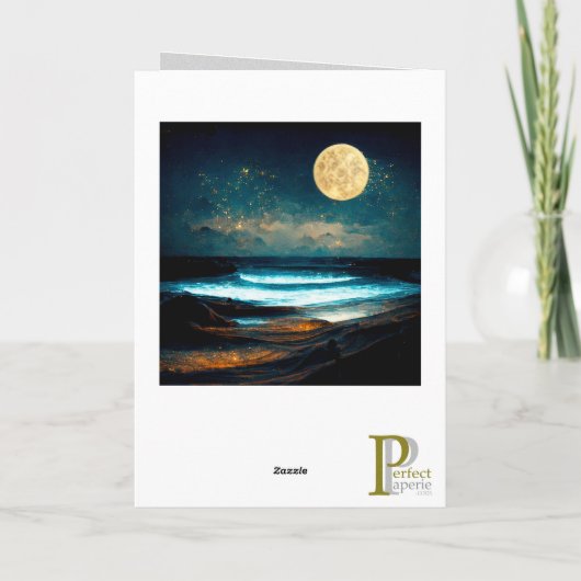 Herdenking Oceaan Maneschijn Kaart (Achterkant)