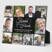 Herdenking ONVERGETELIJK IN ONZE HARTEN 10 Foto Aa Fotoplaat (Zijkant)