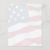 Herdenking op de herdenking van de gestorven vlag flyer (Achterkant)