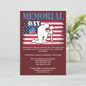 Herdenking op de herdenking van de gestorven vlag kaart (Staand voorkant)