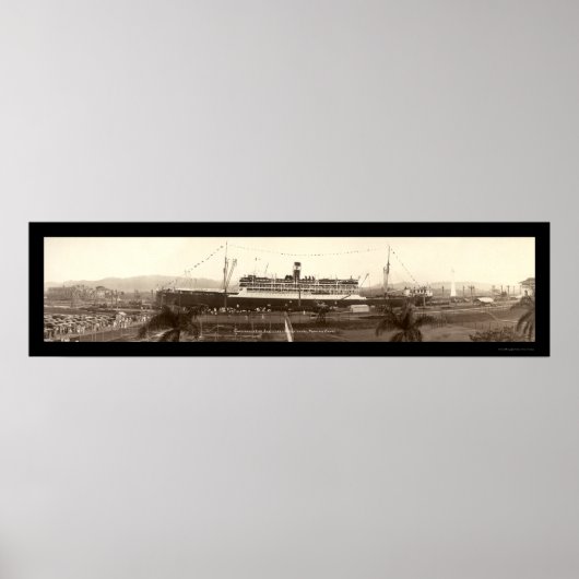 Herdenking Panama Foto 1939 Poster (Voorkant)
