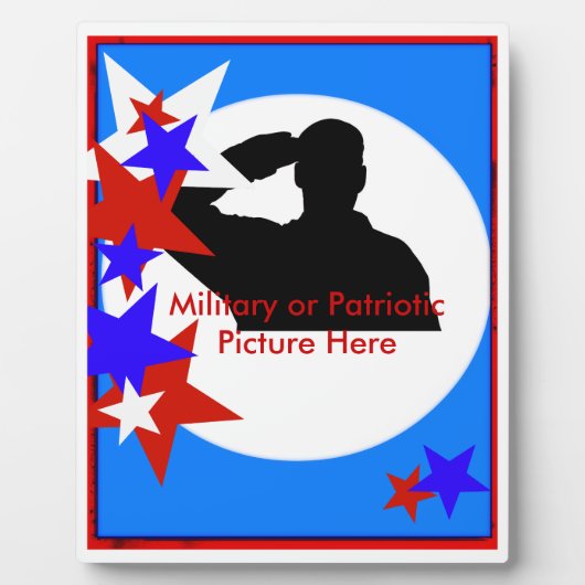 Herdenking patriottisch plaque fotoplaat (Voorkant)