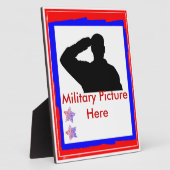 Herdenking patriottisch plaque fotoplaat (Zijkant)