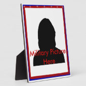 Herdenking patriottisch plaque fotoplaat (Zijkant)