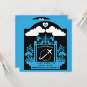 Herdenking Piloot Roucadeau Kaart (Voorkant / Achterkant in situ)