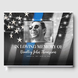 Herdenking politieagent | Dunne blauwe lijn Gastenboek