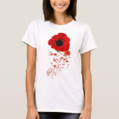 Herdenking Poppy T-Shirt (Voorkant)