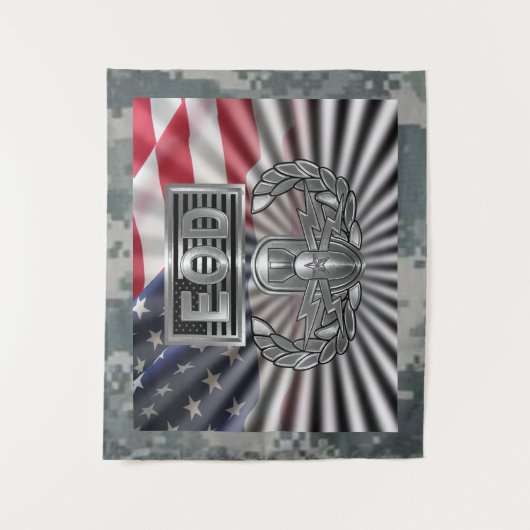 Herdenking "Senior EOD" Wandkleed (Voorkant)