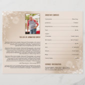 Herdenking Sjabloon (Achterkant)