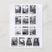 Herdenking speelkaarten briefkaart (Voorkant)