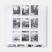 Herdenking speelkaarten magneet (Voorkant)