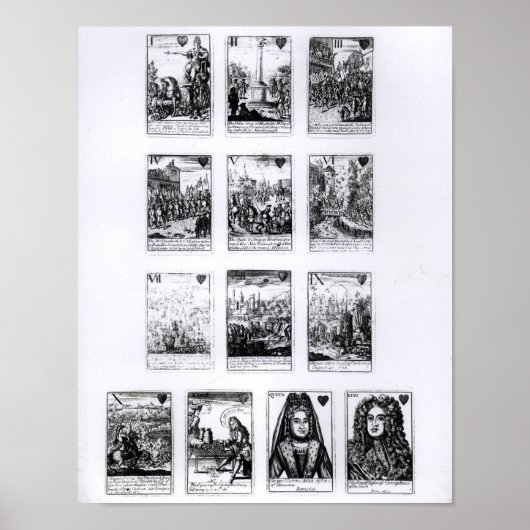 Herdenking speelkaarten poster (Voorkant)