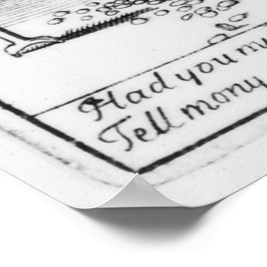 Herdenking speelkaarten poster (Hoek)