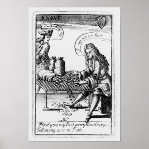 Herdenking speelkaarten poster