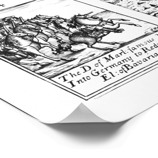 Herdenking speelkaarten poster (Hoek)