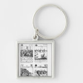 Herdenking speelkaarten sleutelhanger (Voorkant)