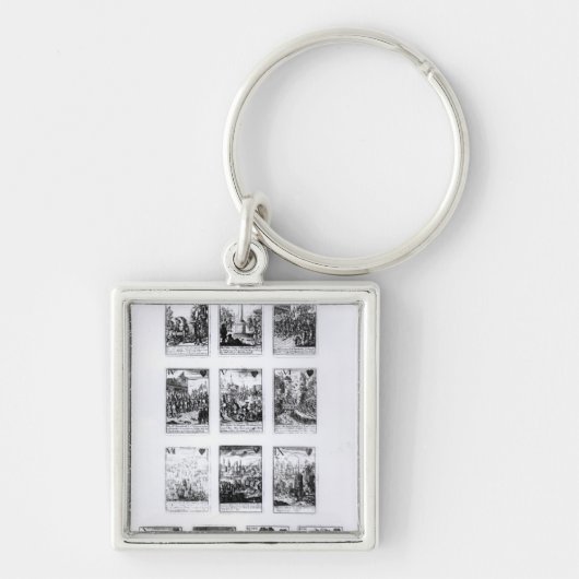 Herdenking speelkaarten sleutelhanger (Voorkant)