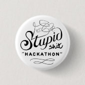 Herdenking Stupid Hackathon Button (Voorkant)
