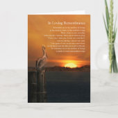 Herdenking sympathie kustvaart Zee oceaan Kaart (Voorkant)