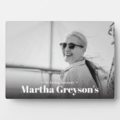 Herdenking Tafel Decoraties Fotoplaat (voorkant)