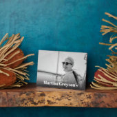 Herdenking Tafel Decoraties Fotoplaat (Zijkant)