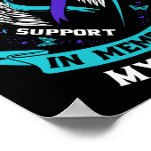 Herdenking ter nagedachtenis aan mijn oom Suicide  Poster (Hoek)