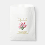 Herdenking Tulp Zaad Funeral Bedankzakje (Voorkant)