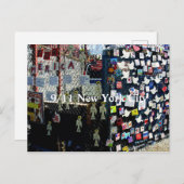 Herdenking van 9/11 briefkaart (Voorkant / Achterkant)