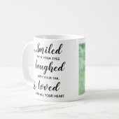 Herdenking van aangepast Pet Dog Memorial Foto Koffiemok (Voorkant links)