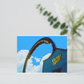 Herdenking van Astro World Amusement Park Briefkaart (Staand voorkant)