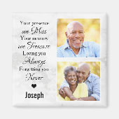 Herdenking van de begrafenis Memorial Foto's Magneet (Voorkant)