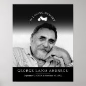 Herdenking van de begrafenis van de fotomotor poster (Voorkant)