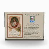 Herdenking van de begrafenis van de herdenking van fotoblokken (Voorkant)