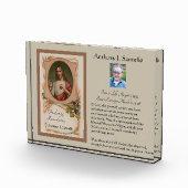 Herdenking van de begrafenis van de herdenking van fotoblokken (Rechts)