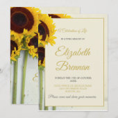 Herdenking van de begrafenis van de zondbloemen kaart (Voorkant / Achterkant)