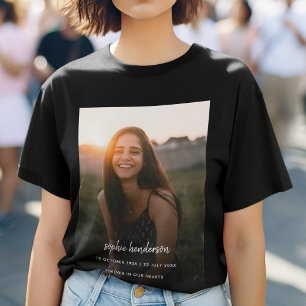 Herdenking van de begrafenis van het leven t-shirt