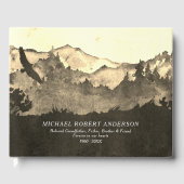 Herdenking van de begrafenis van het Masculine For Gastenboek (Voorkant)