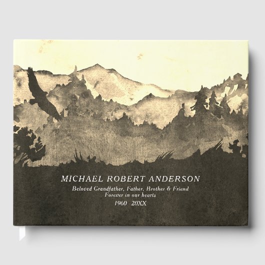 Herdenking van de begrafenis van het Masculine For Gastenboek (Voorkant)