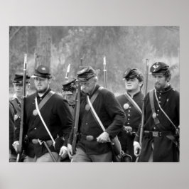 Herdenking van de burgeroorlog - soldaten van de U Poster