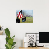 Herdenking van de burgeroorlog - Vlag jongen Poster (Thuiskantoor)