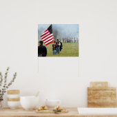 Herdenking van de burgeroorlog - Vlag jongen Poster (Keuken)