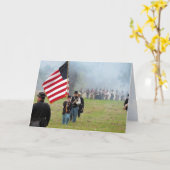 Herdenking van de burgeroorlog - Vlag jongen - Wen Kaart (Gele Bloem)